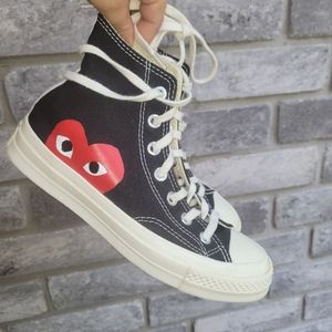 Play Comme des Garcon converse hightops